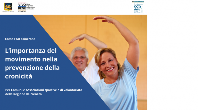 L’importanza del movimento nella prevenzione della cronicità - edizione Comuni e Associazioni