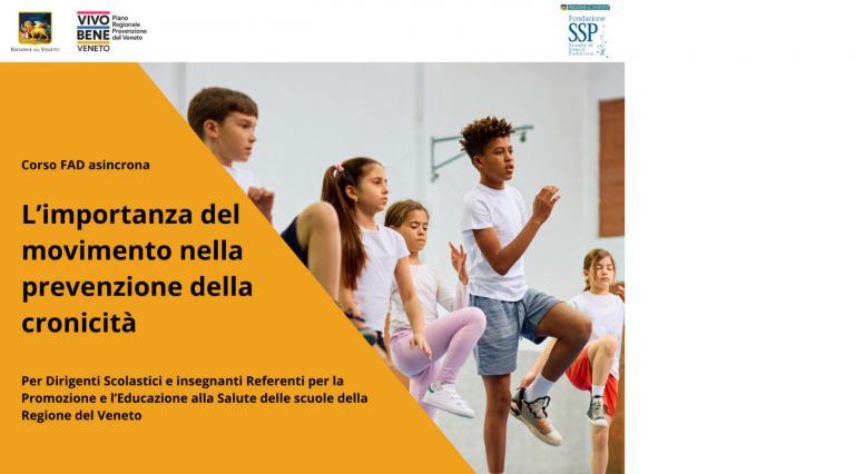 L’importanza del movimento nella prevenzione della cronicità - edizione Scuole